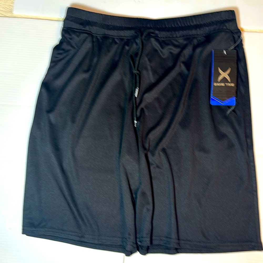Game Time Active Rapid Dry Tech Black Shorts - Med 32-35 waist NWT - Picture 2 of 11